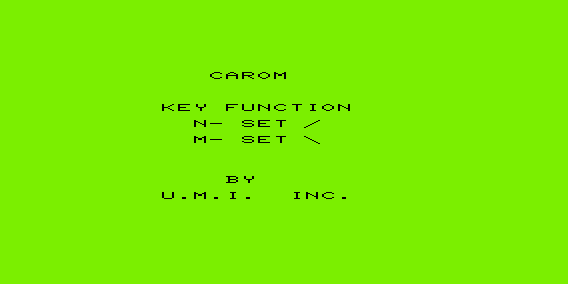 Game cover: Carom