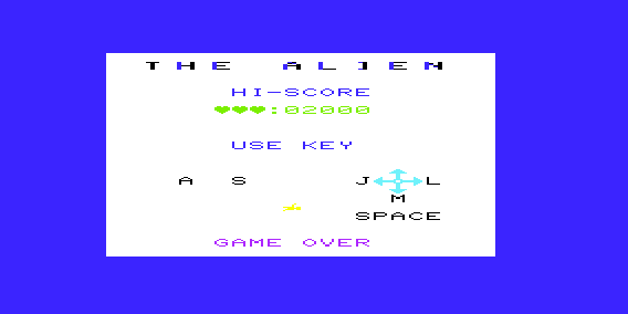Game cover: The Alien