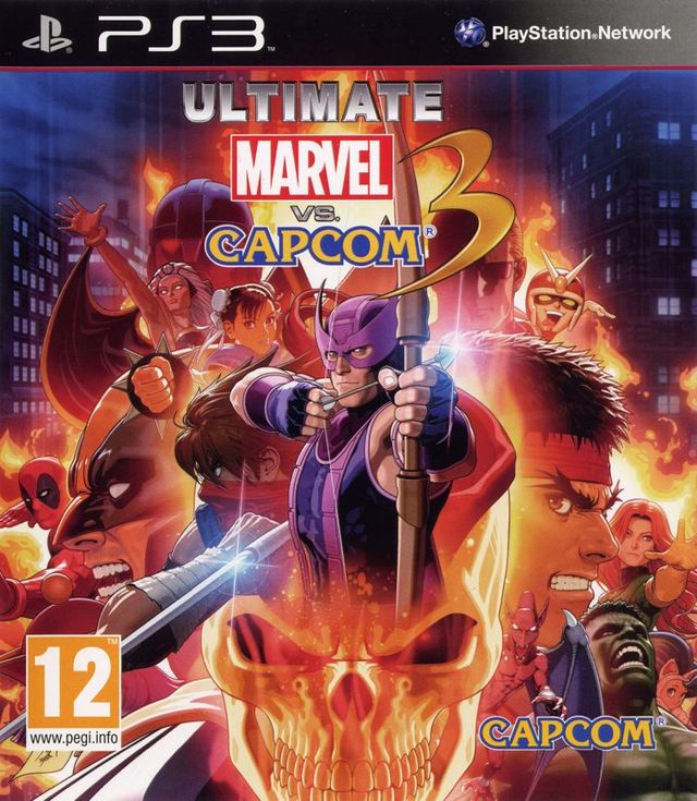 Game cover: Ultimate Marvel vs. Capcom 3