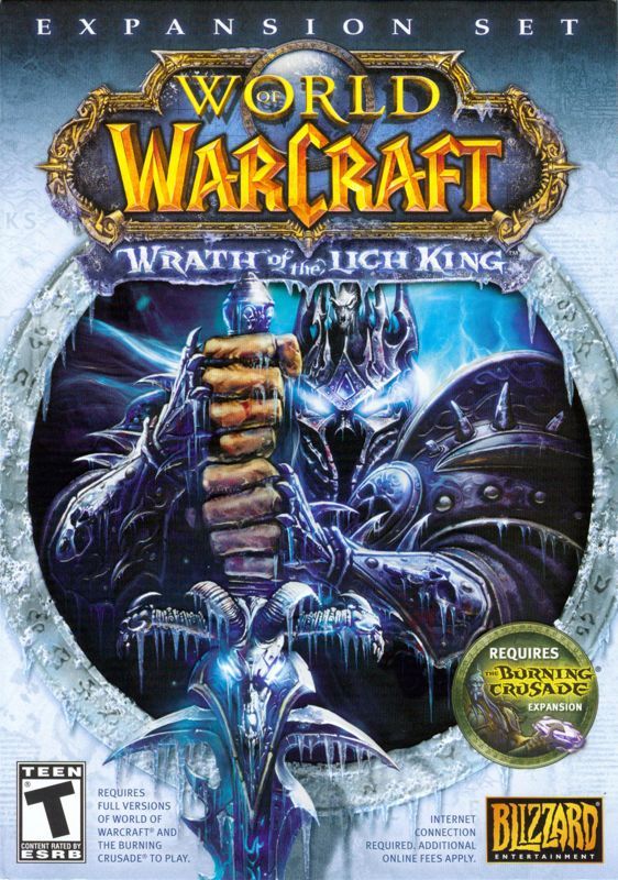 Game cover: World of WarCraft: Wrath of the Lich King