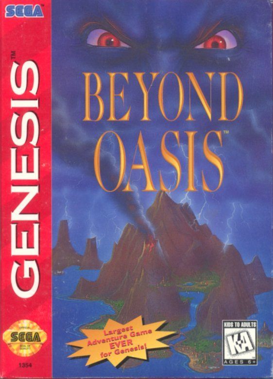 Game cover: Beyond Oasis