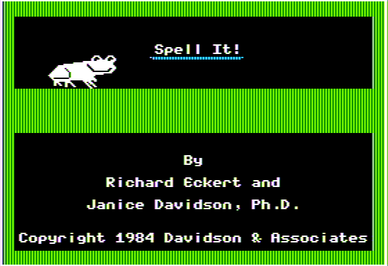 Game cover: Spell It!