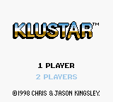 Game cover: Klustar