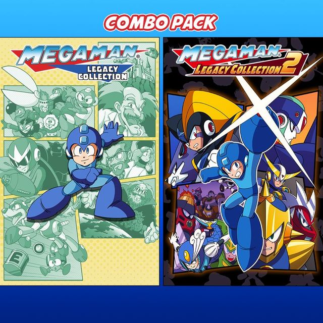 Game cover: Mega Man: Legacy Collection 1 & 2 Combo Pack
