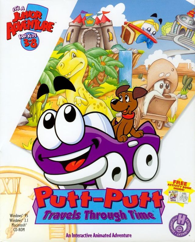 Game cover: Putt-Putt Travels Through Time