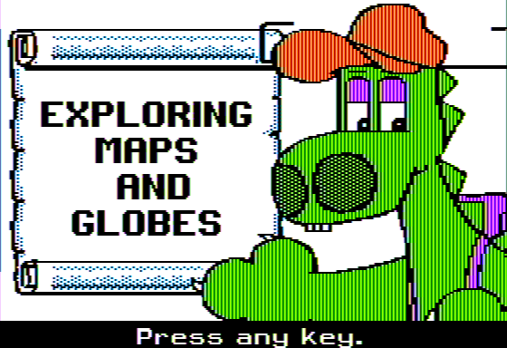 Game cover: Exploring Maps and Globes