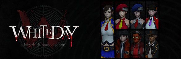 Game cover: White Day: A Labyrinth Named School - BlazBlue Collaboration Costume Set