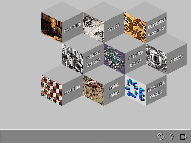 Game cover: Escher Interactive