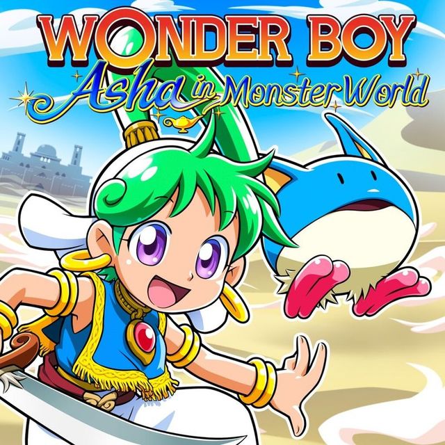 Game cover: Wonder Boy: Asha in Monster World