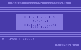 Game cover: Seria Edukacyjna: Historia