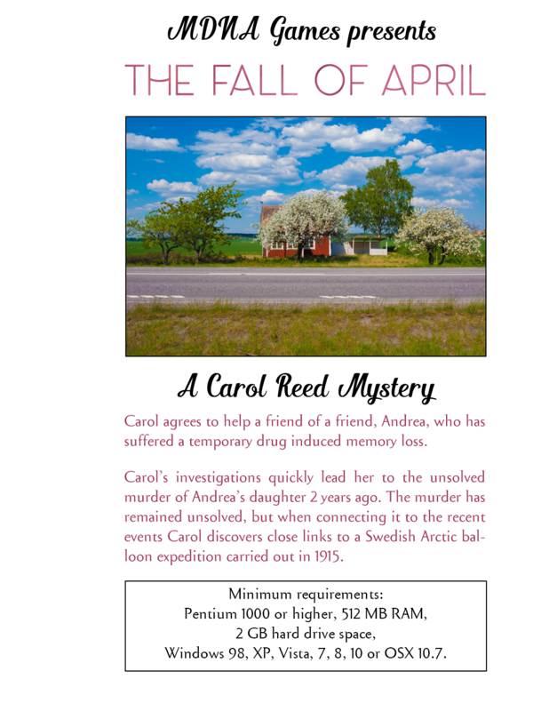 Game cover: The Fall of April