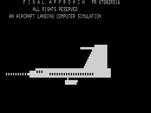 Game cover: Final Approach