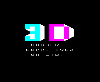 Game cover: 3D Soccer