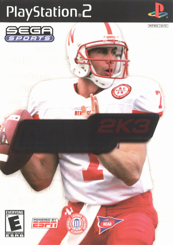 Game cover: NCAA College Football 2K3