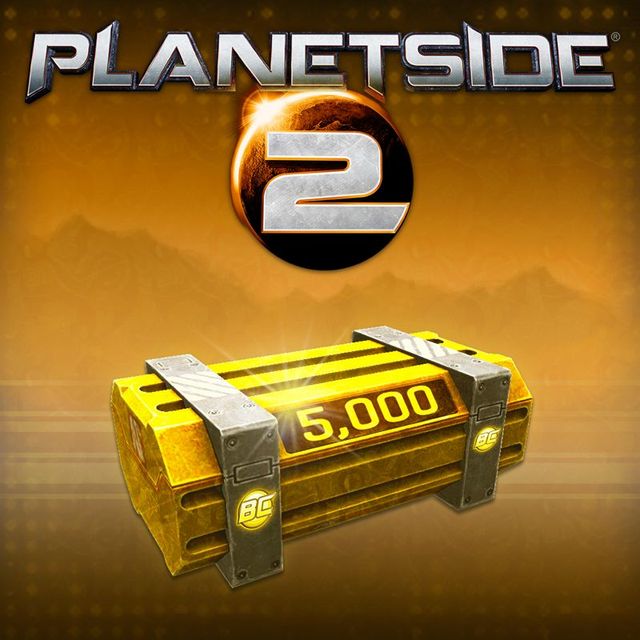 Game cover: PlanetSide 2: 5000 Battle Cash