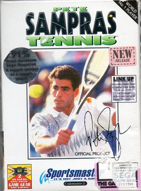 Game cover: Pete Sampras Tennis