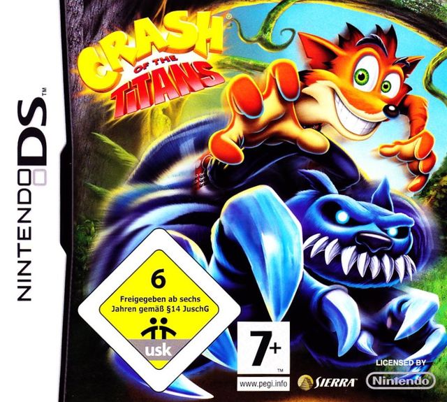 Game cover: Crash of the Titans