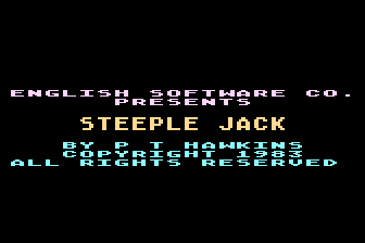 Game cover: Steeple Jack