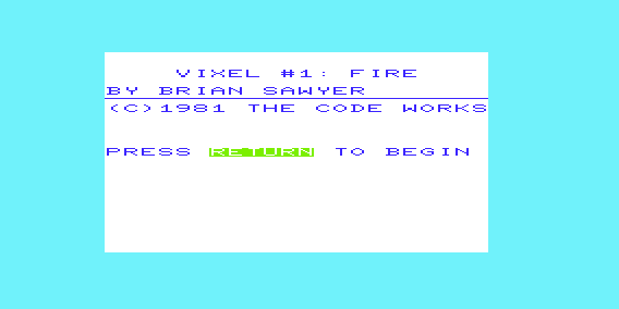 Game cover: Vixel: Volume One