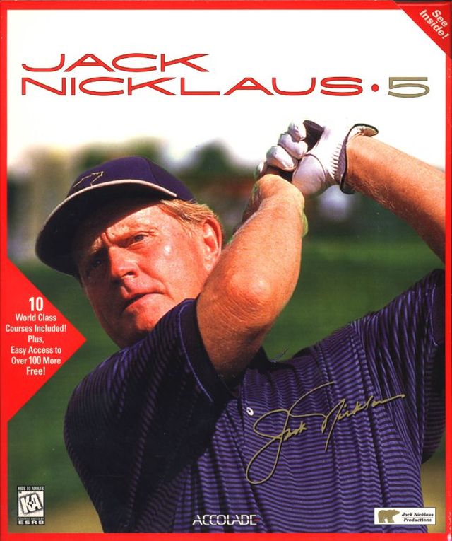 Game cover: Jack Nicklaus 5