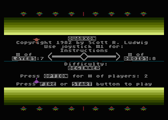 Game cover: Quarxon