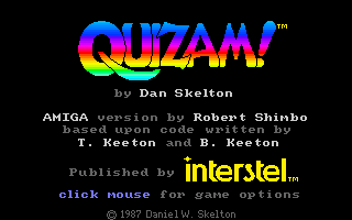 Game cover: Quizam!