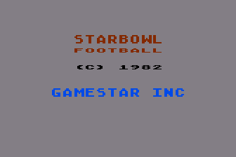 Game cover: Starbowl Football