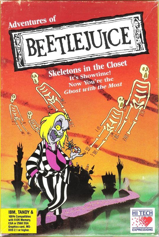 Game cover: Adventures of Beetlejuice: Skeletons in the Closet