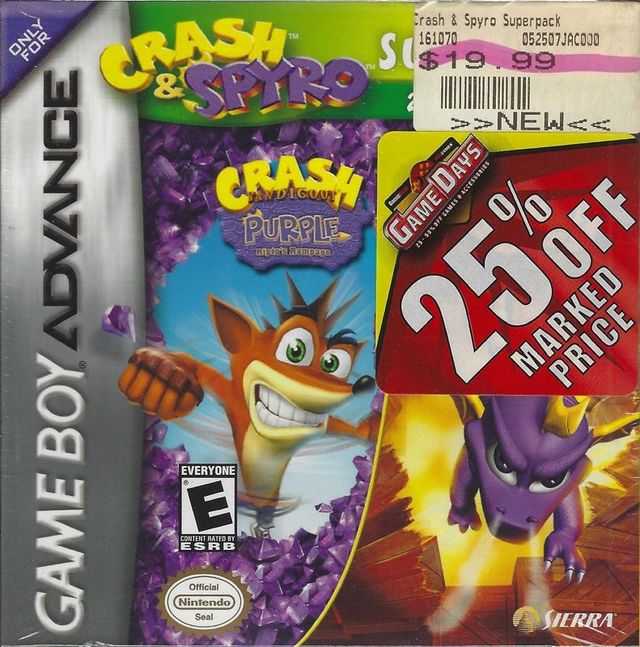 Game cover: Crash & Spyro Superpack