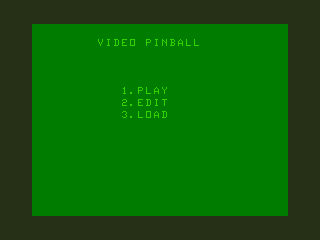 Game cover: Video Pinball