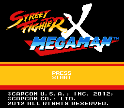 Game cover: Street Fighter X Mega Man