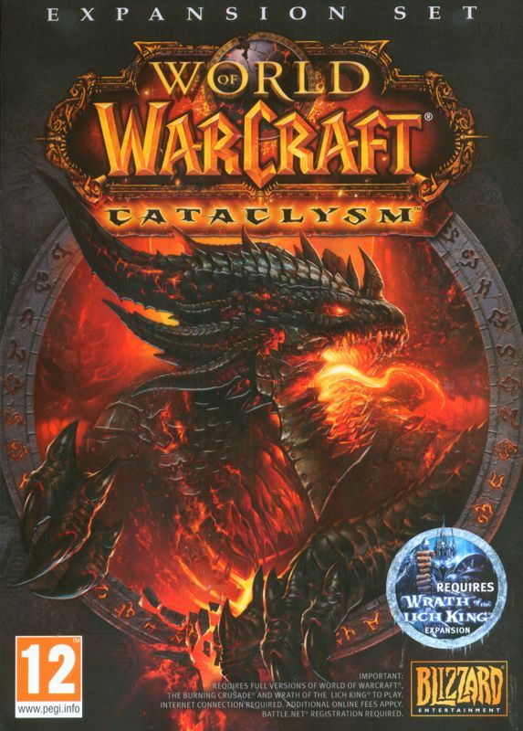 Game cover: World of WarCraft: Cataclysm