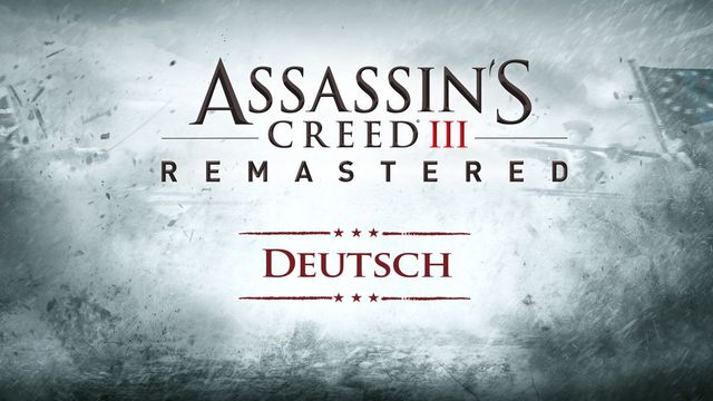 Game cover: Assassin's Creed III: Remastered - German Audio Pack