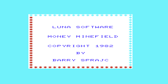 Game cover: Money Minefield