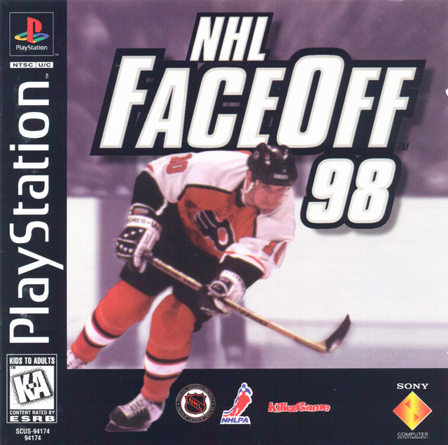Game cover: NHL FaceOff '98