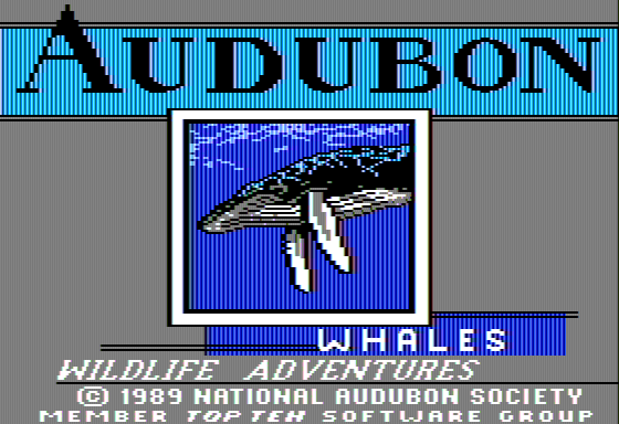 Game cover: Audubon Whales: Wildlife Adventure