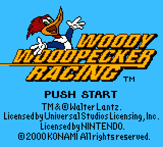 Game cover: Woody Woodpecker Racing