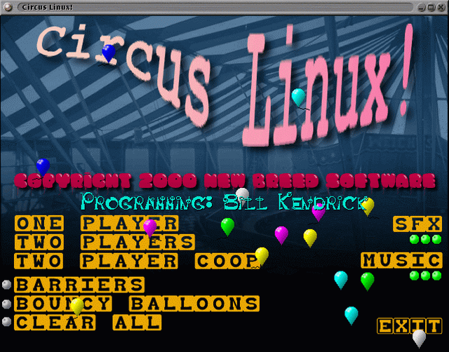 Game cover: Circus Linux!
