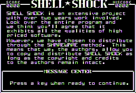 Game cover: Shell Shock