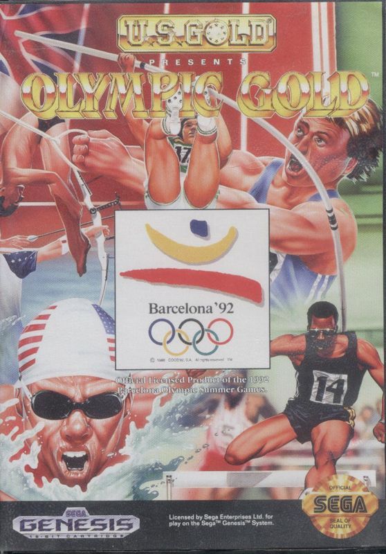 Game cover: Olympic Gold: Barcelona '92