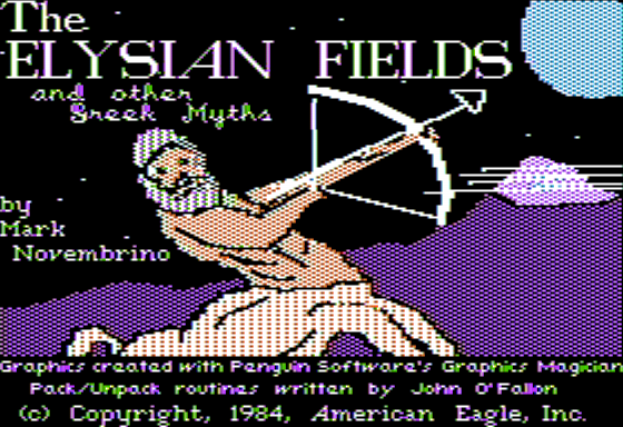 Game cover: The Elysian Fields and Other Greek Myths