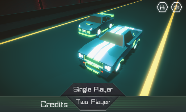 Game cover: 2 Player Dark Racing