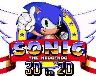 Game cover: Sonic 3D in 2D