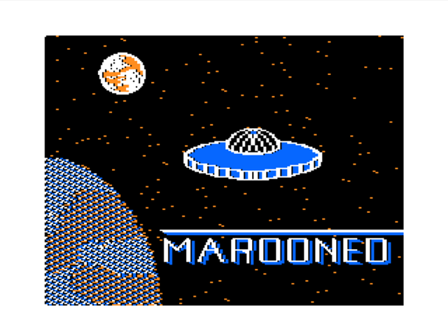 Game cover: Marooned!