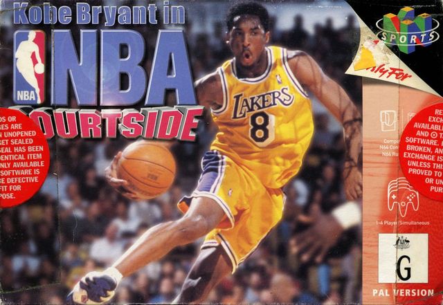 Game cover: Kobe Bryant in NBA Courtside