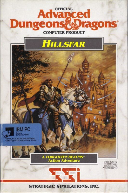 Game cover: Hillsfar