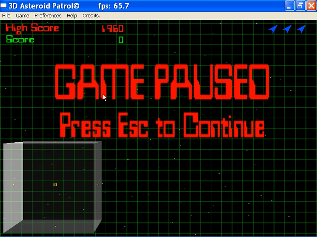 Game cover: 3D Asteroid Patrol