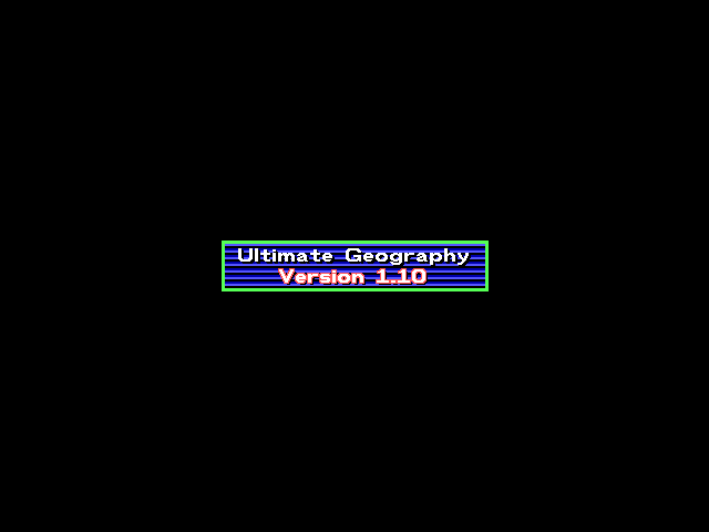 Game cover: Ultimate Geography