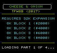 Game cover: Cheese and Onion