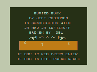 Game cover: Buried Buxx